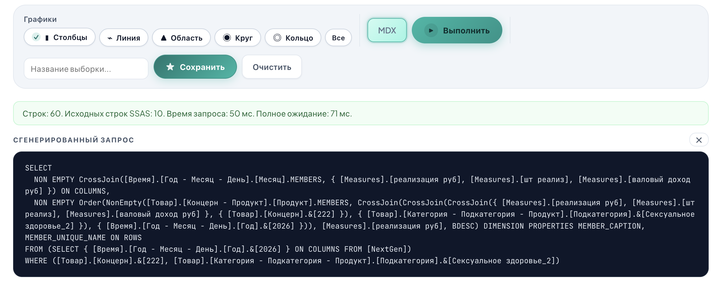 BI Nexus: drag-and-drop аналитика по OLAP-кубу и DWH без написания MDX влияние — изображение 1